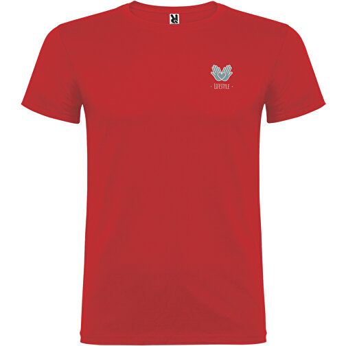 Beagle T-Shirt Für Kinder , rot, Single jersey Strick 100% Baumwolle, 155 g/m2, 9/10, , Bild 2