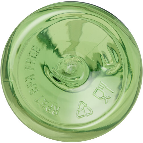 Bodhi 500 Ml Sportflasche Aus RPET , lime transparent, Recycelter PET Kunststoff, Recycled stainless steel, 6,50cm x 20,00cm x 6,50cm (Länge x Höhe x Breite), Bild 5