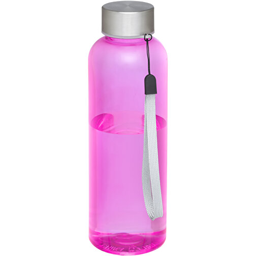 Bodhi 500 Ml Sportflasche Aus RPET , transparent pink, Recycelter PET Kunststoff, Recycled stainless steel, 6,50cm x 20,00cm x 6,50cm (Länge x Höhe x Breite), Bild 1
