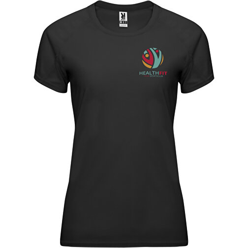 Bahrain Sport T-Shirt Für Damen , schwarz, Interlock Strick 100% Polyester, 135 g/m2, L, , Bild 2