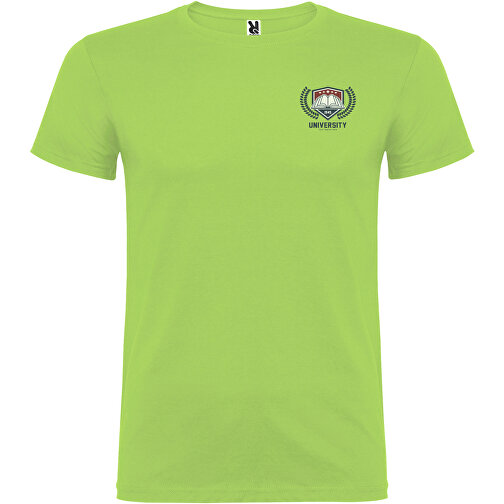 Beagle T-Shirt Für Herren , oasis green, Single jersey Strick 100% Baumwolle, 155 g/m2, L, , Bild 2