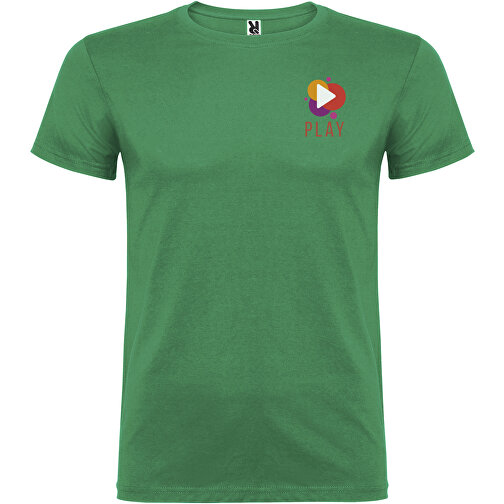 Beagle T-Shirt Für Herren , kelly green, Single jersey Strick 100% Baumwolle, 155 g/m2, 2XL, , Bild 2