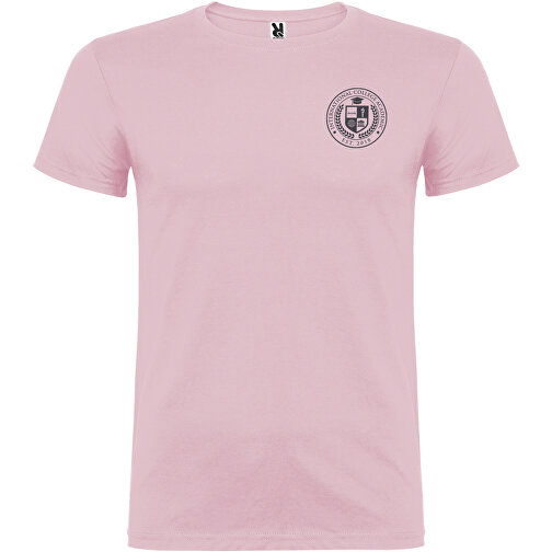 Beagle T-Shirt Für Herren , hellrosa, Single jersey Strick 100% Baumwolle, 155 g/m2, L, , Bild 2