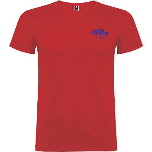 Beagle T-Shirt Für Herren , rot, Single jersey Strick 100% Baumwolle, 155 g/m2, 2XL, , Bild 2