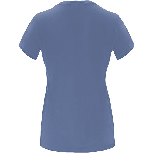 Capri T-Shirt Für Damen , blue denim, Single jersey Strick 100% Baumwolle, 170 g/m2, 2XL, , Bild 3