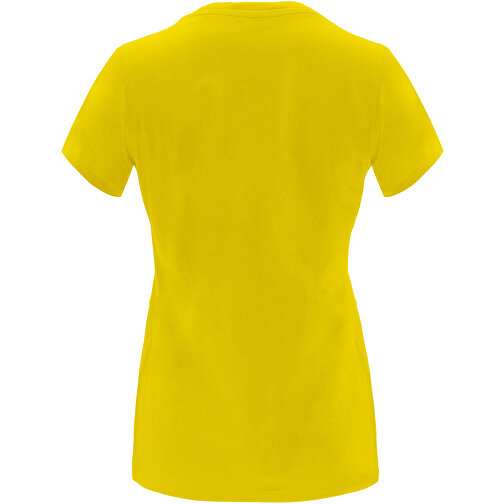 Capri T-Shirt Für Damen , gelb, Single jersey Strick 100% Baumwolle, 170 g/m2, S, , Bild 3