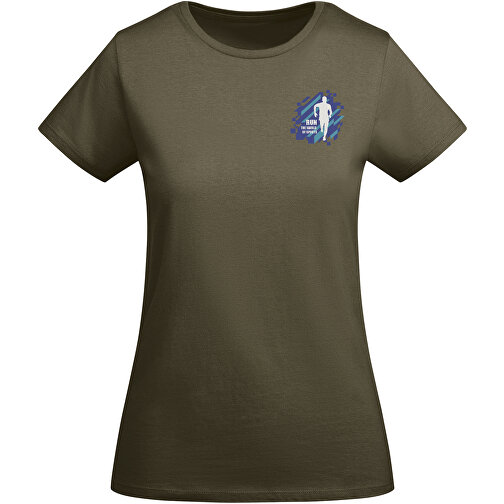 Breda T-Shirt Für Damen , militar green, Single jersey Strick 100% Bio Baumwolle, 175 g/m2, L, , Bild 2