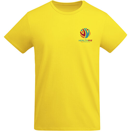 Breda T-Shirt Für Herren , gelb, Single jersey Strick 100% Bio Baumwolle, 175 g/m2, 2XL, , Bild 2