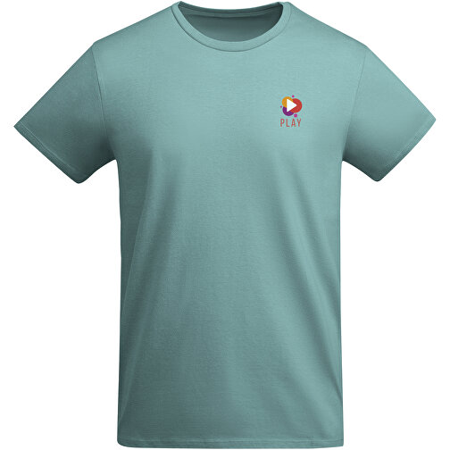 Breda T-Shirt Für Kinder , dusty blue, Single jersey Strick 100% Bio Baumwolle, 175 g/m2, 5/6, , Bild 2