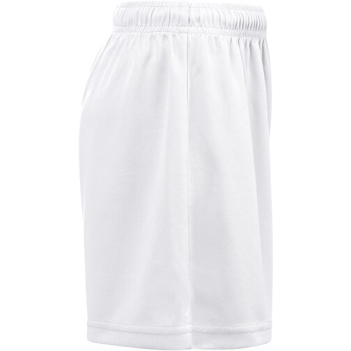 THC MATCH KIDS WH. Sport-Shorts Für Kinder , weiß, Recyceltes Polyester, 12, , Bild 3