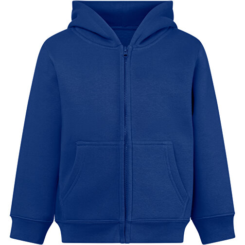 THC AMSTERDAM KIDS. Kinderjacken , königsblau, Amerikanisches Fleece, recyceltes Polyester, 4, , Bild 1