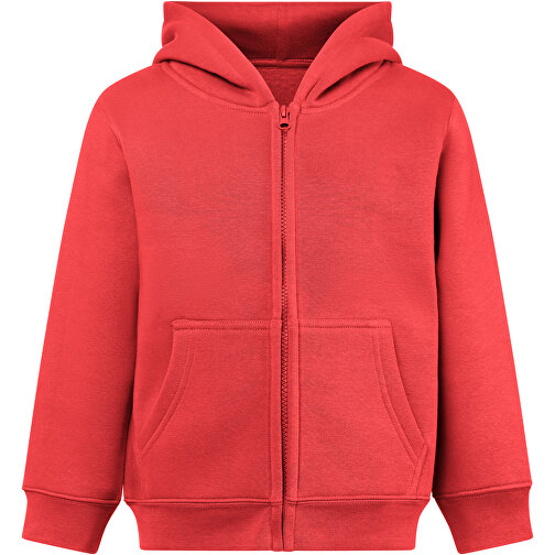 THC AMSTERDAM KIDS. Kinderjacken , rot, Amerikanisches Fleece, recyceltes Polyester, 6, , Bild 1