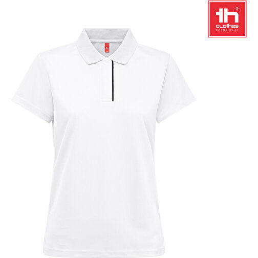 THC DYNAMIC WOMEN WH. Teknisk poloshirt til kvinder, Billede 4