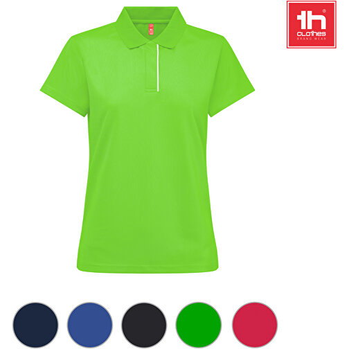 THC DYNAMIC WOMEN. Technisches Poloshirt Für Damen , limette, Recycletes Polyester, XXL, , Bild 4