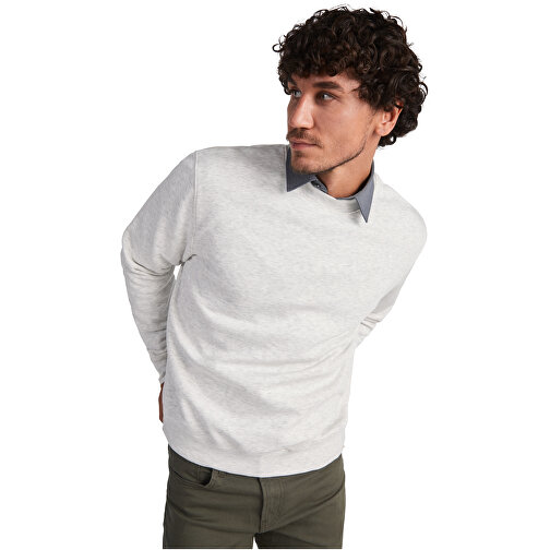 Clasica Sweatshirt Mit Rundhalsausschnitt Unisex , dunkelgrün, Strick 50% Baumwolle, 50% Polyester, 280 g/m2, L, , Bild 4