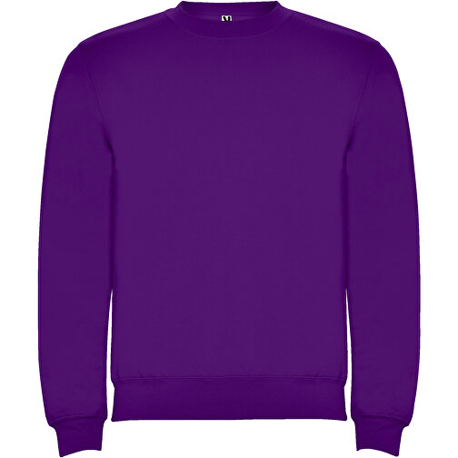 Clasica Sweatshirt Mit Rundhalsausschnitt Unisex , lila, Strick 50% Baumwolle, 50% Polyester, 280 g/m2, L, , Bild 1