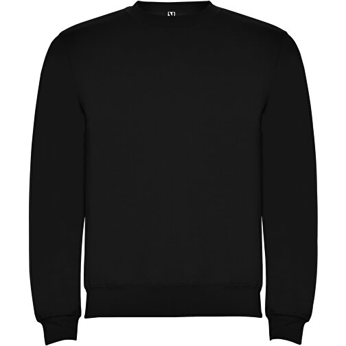 Clasica Sweatshirt Mit Rundhalsausschnitt Unisex , schwarz, Strick 50% Baumwolle, 50% Polyester, 280 g/m2, L, , Bild 1