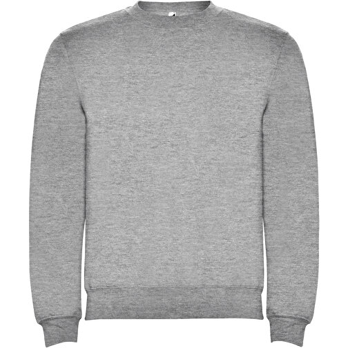 Clasica Sweatshirt Mit Rundhalsausschnitt Unisex , marl grey, Strick 50% Baumwolle, 50% Polyester, 280 g/m2, M, , Bild 1