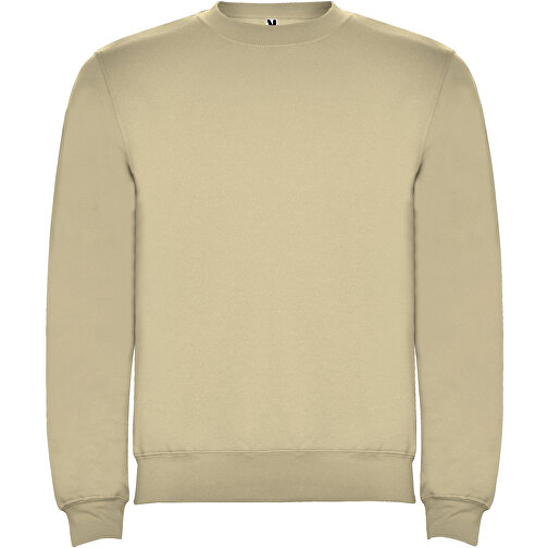 Clasica Sweatshirt Mit Rundhalsausschnitt Unisex , sand meliert, Strick 50% Baumwolle, 50% Polyester, 280 g/m2, M, , Bild 1