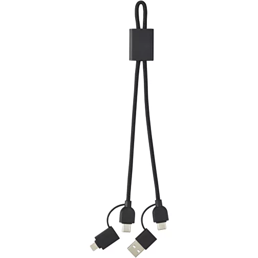 Connect kabel do szybkiego ładowania 6-w-1 o mocy 45 W z aluminium pochodzącego z recyklingu z cer, Obraz 4