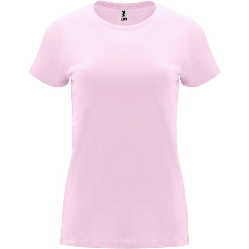 Capri T-Shirt Für Damen , hellrosa, Single jersey Strick 100% Baumwolle, 170 g/m2, M, , Bild 1