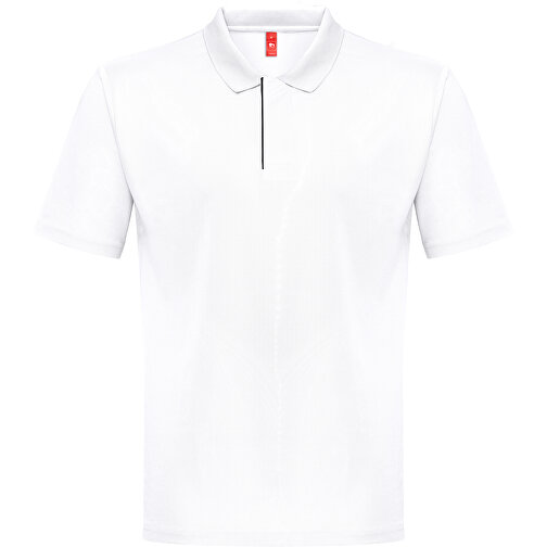 THC DYNAMIC WH. Technisches Poloshirt Für Herren , weiss, Recycletes Polyester, M, , Bild 1