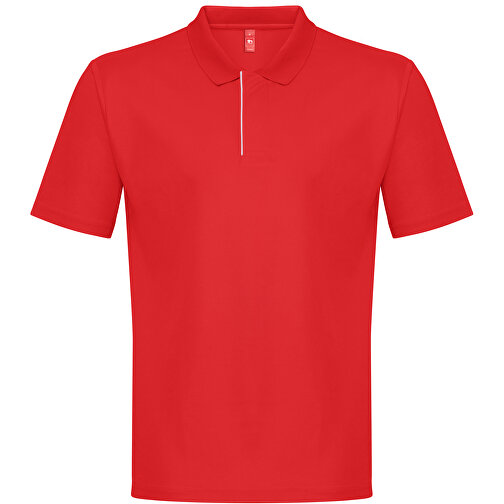 THC DYNAMIC. Technisches Poloshirt Für Herren , rot, Recycletes Polyester, XXL, , Bild 1