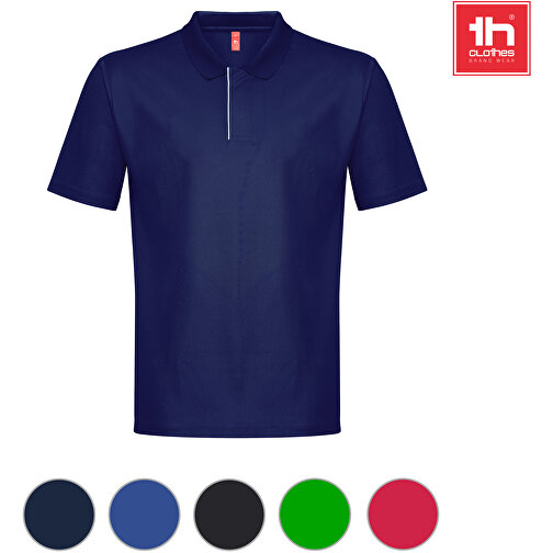 THC DYNAMIC. Technisches Poloshirt Für Herren , rot, Recycletes Polyester, XXL, , Bild 4