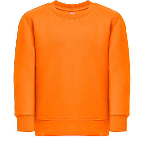 THC DELTA KIDS. Kindersweatshirt Aus Recycelter Baumwolle Und Polyester , orange, Baumwolle. Recycelter Polyester, 6, 50,00cm x 38,00cm (Länge x Breite), Bild 1