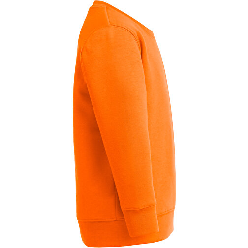 THC DELTA KIDS. Kindersweatshirt Aus Recycelter Baumwolle Und Polyester , orange, Baumwolle. Recycelter Polyester, 10, 57,00cm x 43,00cm (Länge x Breite), Bild 3