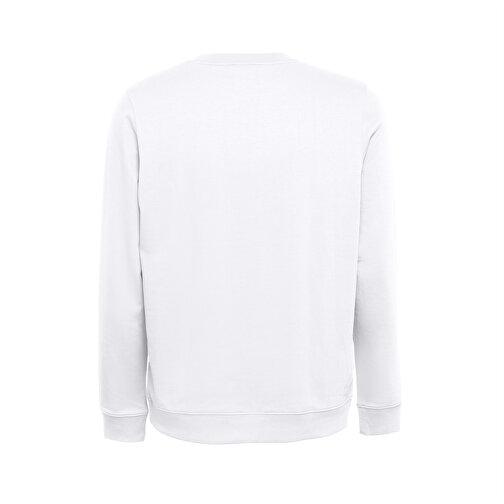 THC COLOMBO WH. Sweatshirt (unisex) fremstillet af italiensk frotté uden karding. Hvid farve, Billede 2