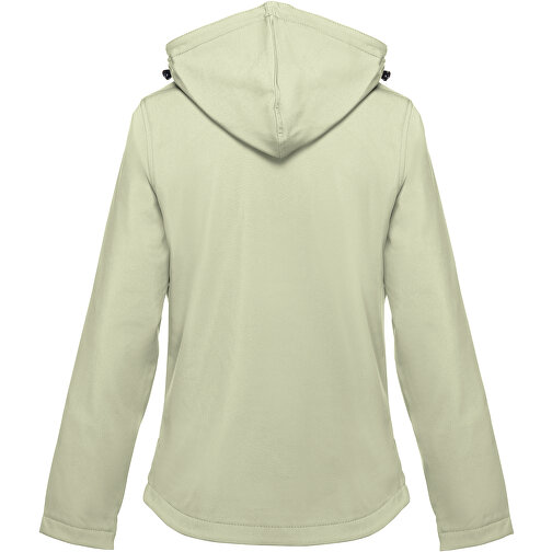 THC ZAGREB WOMEN. Gürtel-Softshell-Jacke Für Damen , pastellgrün, Polyester und Elasthan, M, 68,00cm x 51,00cm (Länge x Breite), Bild 2