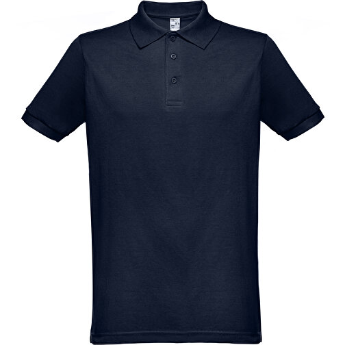 THC BERLIN. Kurzarm-Poloshirt Für Herren , dunkelblau, Baumwolle und Polyester, XS, , Bild 1