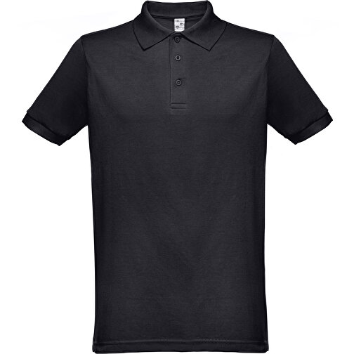 THC BERLIN. Kurzarm-Poloshirt Für Herren , schwarz, Baumwolle und Polyester, XS, , Bild 1