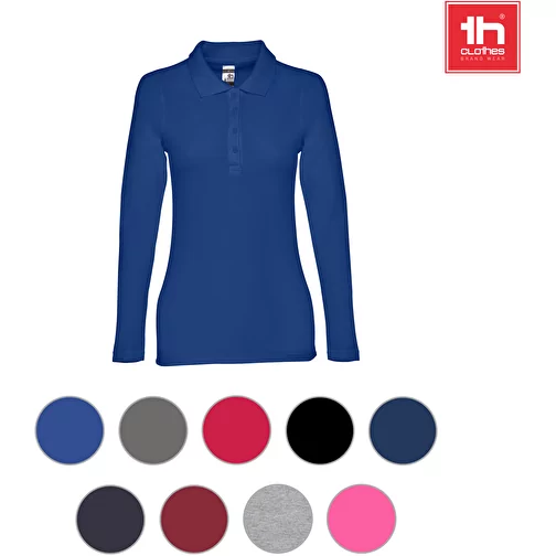 THC BERN WOMEN. Polo à manches longues pour femmes, Image 4