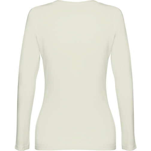 THC BUCHAREST WOMEN. Langärmeliges Tailliertes T-Shirt Für Frauen Aus Baumwolle , pastellgrün, 100% Baumwolle, M, 63,00cm x 44,00cm (Länge x Breite), Bild 2