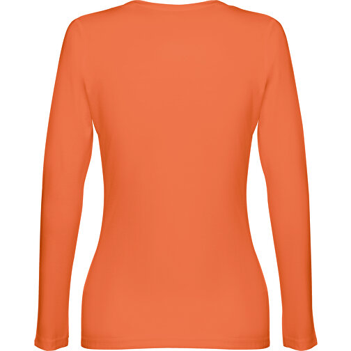 THC BUCHAREST WOMEN. Langärmeliges Tailliertes T-Shirt Für Frauen Aus Baumwolle , terrakotta, 100% Baumwolle, M, 63,00cm x 44,00cm (Länge x Breite), Bild 2
