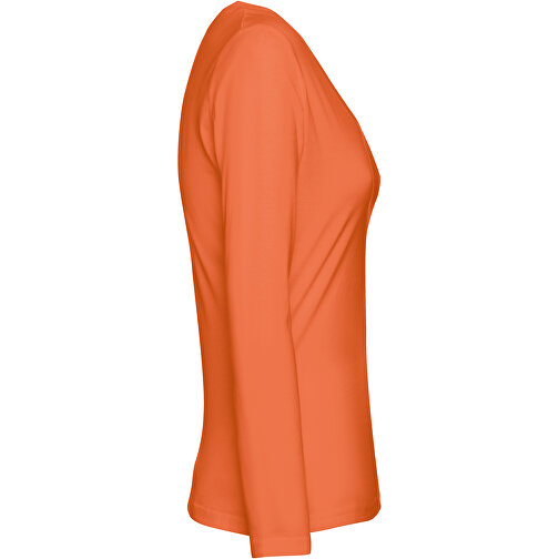 THC BUCHAREST WOMEN. Langärmeliges Tailliertes T-Shirt Für Frauen Aus Baumwolle , terrakotta, 100% Baumwolle, M, 63,00cm x 44,00cm (Länge x Breite), Bild 3