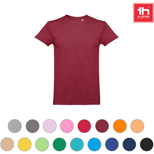 THC ANKARA 3XL. Herren T-shirt , korallenorange, 100% Baumwolle, 3XL, 65,00cm x 82,00cm (Länge x Breite), Bild 4