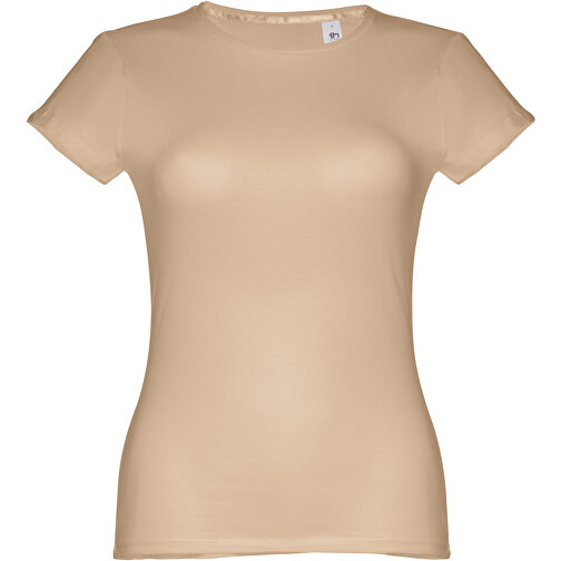 THC SOFIA 3XL. Damen T-shirt , hellbraun, 100% Baumwolle, 3XL, 70,00cm x 56,00cm (Länge x Breite), Bild 1