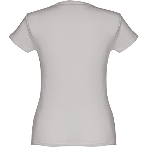 THC SOFIA. Tailliertes Damen-T-Shirt , hellgrau, 100% Baumwolle, L, 64,00cm x 47,00cm (Länge x Breite), Bild 2