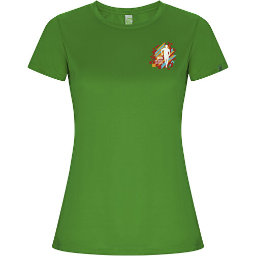 Imola Sport T-Shirt Für Damen , green fern, Interlock Strick 50% Recyceltes Polyester, 50% Polyester, 135 g/m2, XL, , Bild 2