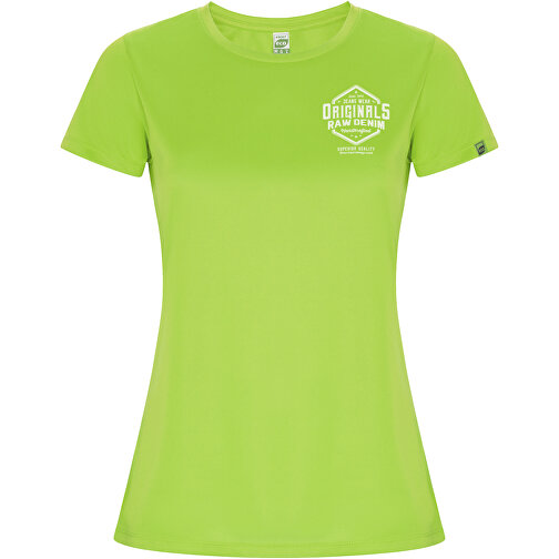 Imola Sport T-Shirt Für Damen , fluor green, Interlock Strick 50% Recyceltes Polyester, 50% Polyester, 135 g/m2, 2XL, , Bild 2