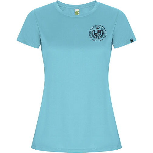 Imola Sport T-Shirt Für Damen , türkis, Interlock Strick 50% Recyceltes Polyester, 50% Polyester, 135 g/m2, L, , Bild 2