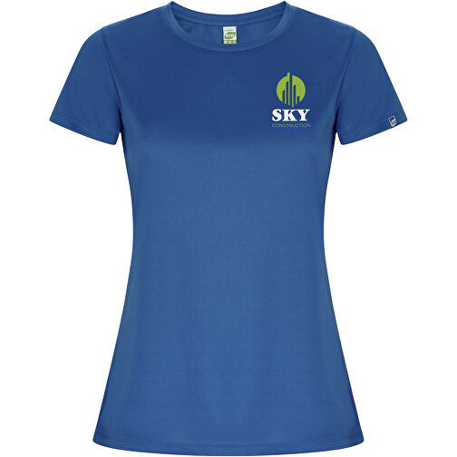 Imola Sport T-Shirt Für Damen , royal, Interlock Strick 47% Recyceltes Polyester, 53% Polyester, 135 g/m2, M, , Bild 2