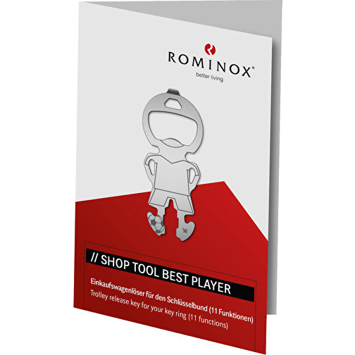 ROMINOX® Shop Tool // Best Player - 11 Funktionen , Edelstahl, 6,60cm x 0,14cm x 2,85cm (Länge x Höhe x Breite), Bild 4