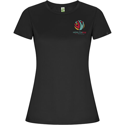 Imola Sport T-Shirt Für Damen , dark lead, Interlock Strick 50% Recyceltes Polyester, 50% Polyester, 135 g/m2, XL, , Bild 2