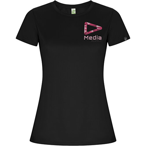 Imola Sport T-Shirt Für Damen , schwarz, Interlock Strick 50% Recyceltes Polyester, 50% Polyester, 135 g/m2, S, , Bild 2
