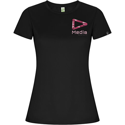 Imola Sport T-Shirt Für Damen , schwarz, Interlock Strick 47% Recyceltes Polyester, 53% Polyester, 135 g/m2, S, , Bild 2