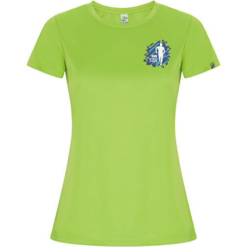 Imola Sport T-Shirt Für Damen , lime / green lime, Interlock Strick 50% Recyceltes Polyester, 50% Polyester, 135 g/m2, 2XL, , Bild 2